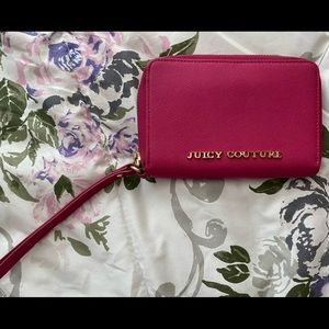 Juicy Couture Pink Wallet Wristlet